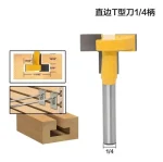 Fresa Madera Ranurar Panel Vástago  1/4 - Imagen 3