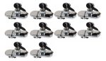 Cerradura Puerta Vidrio Mueble De 4 A 8mm Vidrio Vidrio 10 U