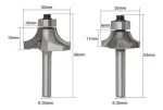 Fresa Madera Cuarto Rodon 4un Dif Medidas Bástago 1/4mm - Imagen 3