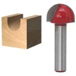 Fresa Madera Media Caña Vástago 1/2 X 3/8 1pcs