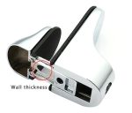 Soporte Repisa Vidrio De 3 A 20mm Cromado Brillan 2 Unidades - Imagen 7