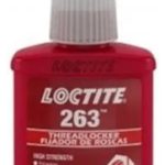 Loctite 263 Traba Perno Rojo 50ml Viscosidad: 400-600 Mpa