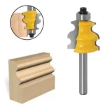 Fresa Madera Moldura Zócalo Marcos Vástago 1/4 X 25.4.mm