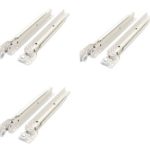 Corredera Riel Blanco 40 Cm, Sbp, Self-closing, 5 Pares