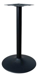 Patas Mueble Mesa Escritorio 1un 72cm Negra Redonda