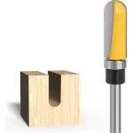 Fresa Madera Copiadora Canal Toma 1/4 X 1/2 1pcs