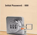 Cerradura Puerta Vidrio Mueble Doble De 3 A 8mm Con Clave - Imagen 3