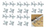 Soporte Escuadra Mecano Metálica Zinc Muebles Armables 20un