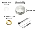 Tapa Tornillo Inoxidable Embellecedor 12un - Imagen 6