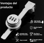 Cerradura Para Puerta Vidrio Corredera Con Clave De 4 A 8mm - Imagen 5