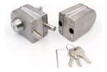 Cerradura Puerta Vidrio De 8 A 12mm Llave Pestillo V A V - Imagen 3