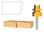 Fresa Madera Ensamble Machimbrado Vástago 1/4 X 1,1/4