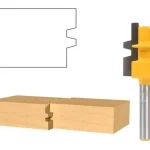 Fresa Madera Ensamble Machimbrado Vástago 1/4 X 1,1/4