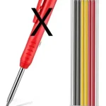 Repuesto Lápiz Carpintero Profecional 1 Paq. 6un 3 Colores