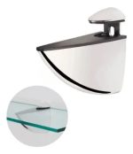 Soporte Repisa Para Vidrio O Madera 3 A 20mm 2u Tucano - Imagen 2