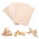Madera De Balsa Rectangular 1000 X 300 X 10mm 1 Unidad