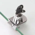Cerradura Puerta Vidrio A Mueble De 3 A 8mm 10u - Imagen 4