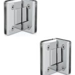 Bisagra Puerta Shower Vidrio 8 A 12m Vidrio.a A Vidrio 2un