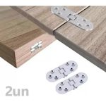 Bisagra Para Puerta Mueble Armario Plegable 180° 2 Unidades - Imagen 8