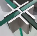 Separador Soporte Para Vidrio O Acrilico 8mm En 2 Vias H 4u - Imagen 3