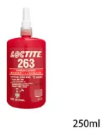 Loctite 263 Traba Perno Rojo 250ml Viscosidad: 400-600 Mpa - Imagen 2