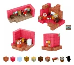 Juego Construcción Bloque Magnetico 3d 80pcs Niños Minecraft