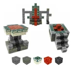 Juego Construcción Bloque Magnetico 3d 64pcs Niños Minecraft