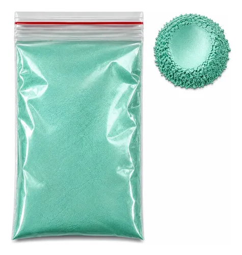 D_635454-MLC113051527903_062026-O.webp Pigmento En Polvo Para Resina, Pinturas 1kg Verde Perlado - Imagen 1
