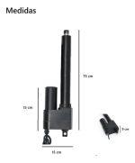 Actuador Lineal 5000n Fuerza Dc12v Extensión 50cm, Elevador - Imagen 2