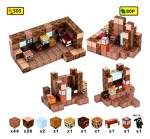 Set Minecraft 80 Piezas Construcción Magnetico 3d Niños - Imagen 2