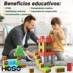Juguete Bloques Magneticos 200 Pcs Mario Bross Base Grande - Imagen 7