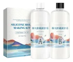 Silicona Caucho Moldes Epóxico Jabón Figuras 1kg Visc. Med.