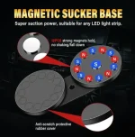 Soporte Magnético Base Doble Para Luces Led Multiuso - Imagen 3