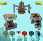Juego Construcción Bloque Magnetico 3d 64pcs Niños Minecraft - Imagen 9