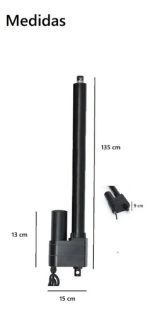 Actuador Lineal 5000n 509kg Dc12v Extensión 100cm, Elevador - Imagen 2