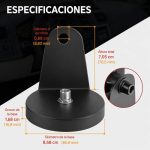 Soporte Magnético Antirayas Vehículos, Luces 1un Sobrepuesto - Imagen 5