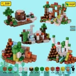 Juego Bloque Magnetico Contruccion 192pcs Niños Minecraft - Imagen 2