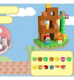 Juguete Bloques Magneticos 200 Pcs Mario Bross Base Grande