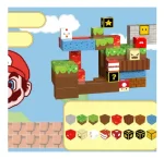 Juego Bloques Magneticos Construccion 100pcs Mario Bross