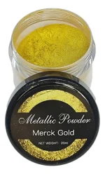 Pigmento Polvo Oro Merck Para Resina Slime Jabón 20ml