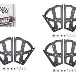 Bisagras Para Mueble Zapatero De 2 Fila De Zapato 3par Negro