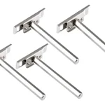 Soporte Oculto Repisa Flotante 7,5cm 4 Piezas Inox