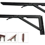 Bisagras Escuadra Soporte Estante Repisa Plegable 50cm 1par