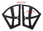 Bisagra Mueble Zapatero De 2Fila de zapato 2par acero Negro - Imagen 4