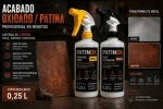 Sistema Para Oxidar Metal Patinox Efecto Pátina 2pasos 0.25l - Imagen 6