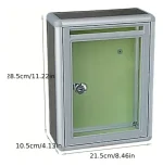 Buzón Para Cartas De Pared Con Llave De Seguridad - Imagen 2