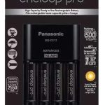 Cargador De Pilas Aa-aaa Eneloop Pro + 4 Pilas Aaa Panasonic