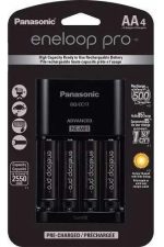 Cargador De Pilas Aa-aaa Eneloop Pro + 4 Pilas Aaa Panasonic