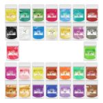 Pigmento Polvo Resina Uv 30 Colores Perlado Mármol Brillante