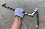 Tirador Manilla En L Mampara Vidrio 6a12mm Acero Inox 304 - Imagen 6